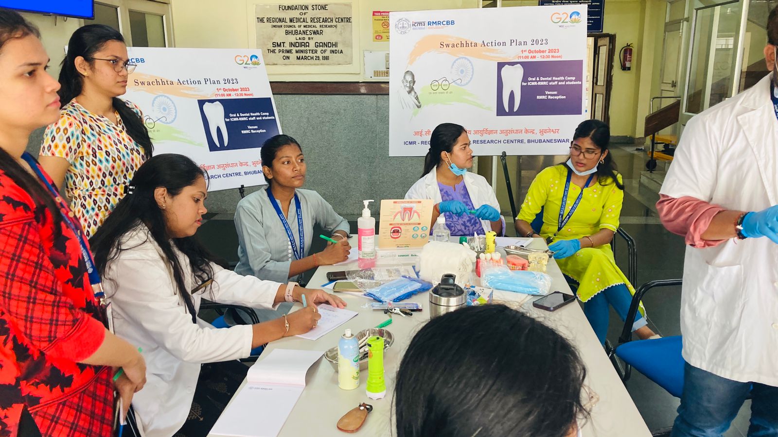 Oral & Dental Health Camp  for ICMR-RMRC staff and students