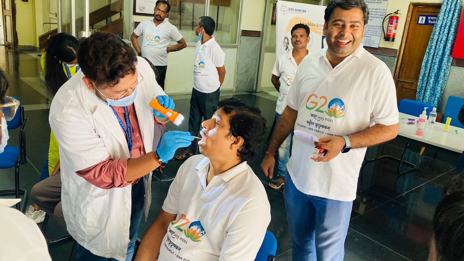 Oral & Dental Health Camp  for ICMR-RMRC staff and students